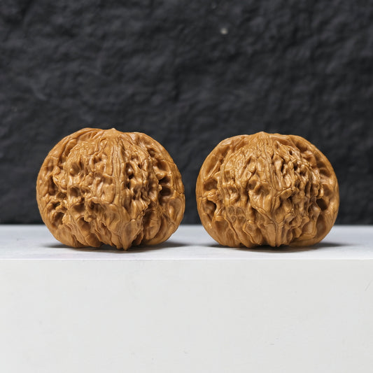 The "Millstone" Mo Pan Lion's Head Collector Pair | SS-Grade Masterpiece Tier | 43.0mm x 42.0mm | MP-SS-007482