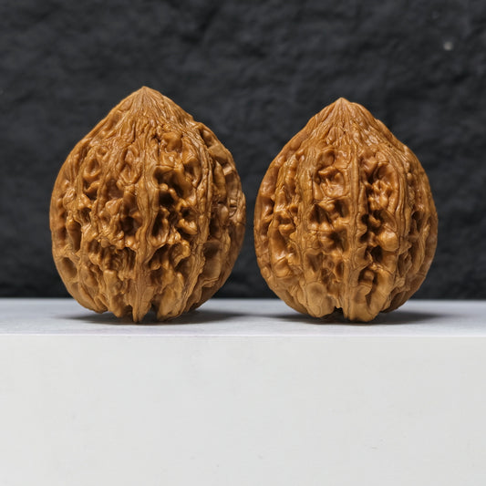 The "Dagu Stone" (Da Gu Shi) Premium Symmetrical Collector's Pair | 46.0mm x 44.0mm | JX-SS-002476