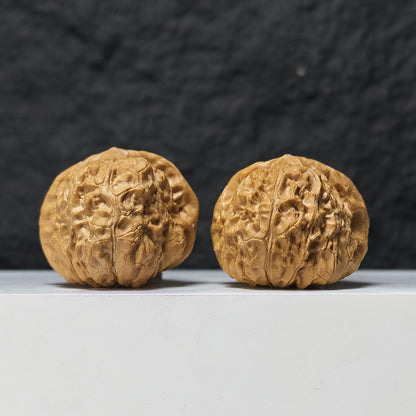 "Pumpkin Dun" Nan Gua Dun SZ-SS-019506 Masterpiece Wenwan Walnuts Pair | 44.0mm x 47.0mm | SZ-SS-019506