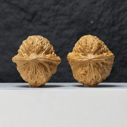"Pumpkin Dun" Nan Gua Dun SZ-SS-019506 Masterpiece Wenwan Walnuts Pair | 44.0mm x 47.0mm | SZ-SS-019506