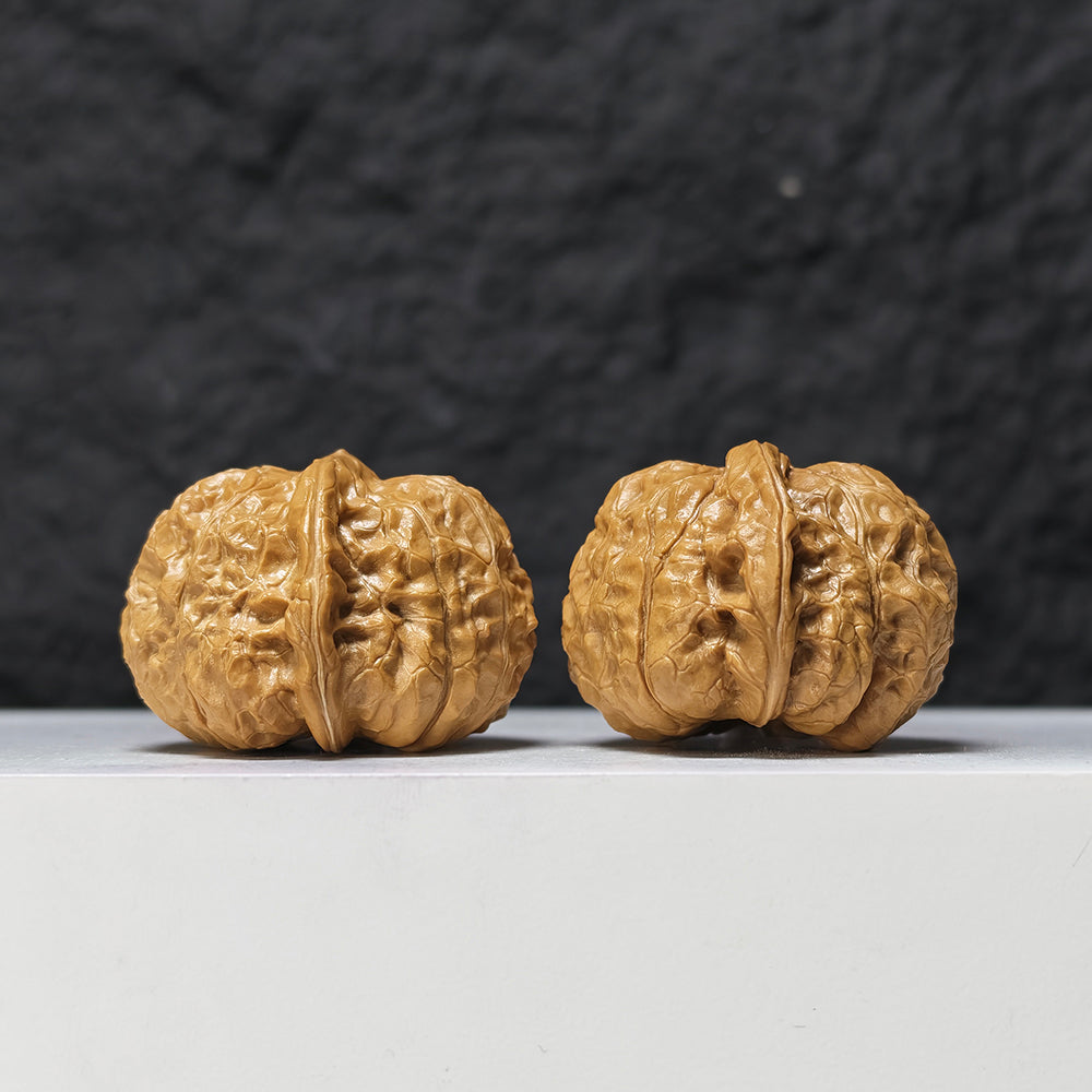 "Concave Base Pumpkin Dun" Ao Di Nan Gua Dun SZ-S-037505 Collector Pair | 41.0mm x 43.0mm | SZ-S-037505