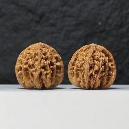 "Peach Heart Xia Yun Ling" Tao Xin Xia Yun Ling SZ-SS-021513 Masterpiece Wenwan Walnuts Pair | 43.0mm x 42.0mm | SZ-SS-021513