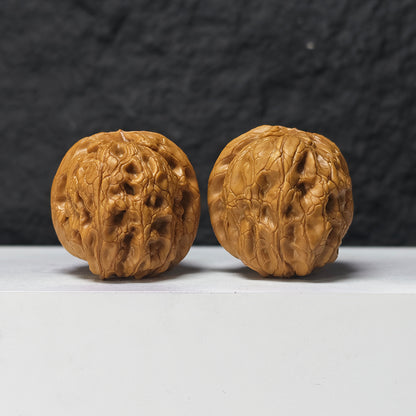 "Rolling Donkey" Lv Da Gun LDG-SS-003894 Masterpiece Wenwan Walnuts Pair | 42.0mm x 48.0mm | LDG-SS-003894