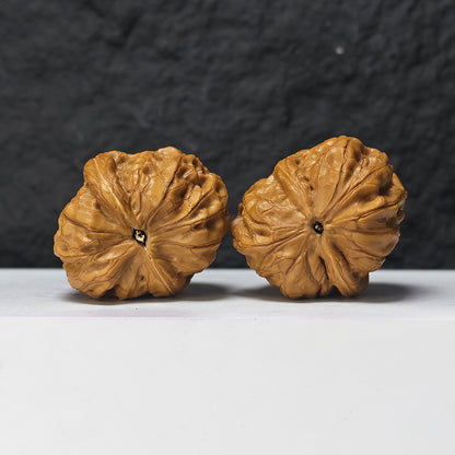 "Rolling Donkey" Lv Da Gun LDG-SS-003894 Masterpiece Wenwan Walnuts Pair | 42.0mm x 48.0mm | LDG-SS-003894