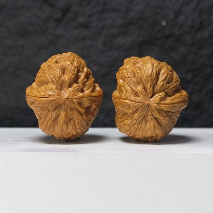 "Rolling Donkey" Lv Da Gun LDG-SS-003894 Masterpiece Wenwan Walnuts Pair | 42.0mm x 48.0mm | LDG-SS-003894