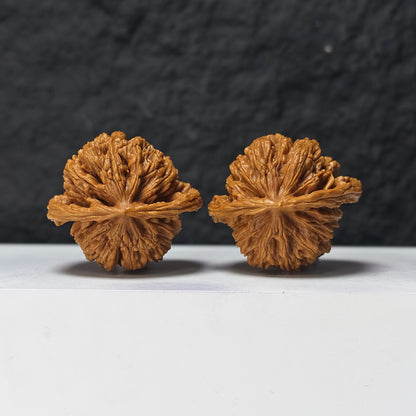 "Han Tower" Han Gao Lou SZL-SS-002878 Masterpiece Wenwan Walnuts Pair | 44.0mm x 40.0mm | SZL-SS-002878