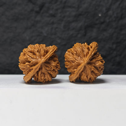 "Han Tower" Han Gao Lou SZL-SS-002878 Masterpiece Wenwan Walnuts Pair | 44.0mm x 40.0mm | SZL-SS-002878