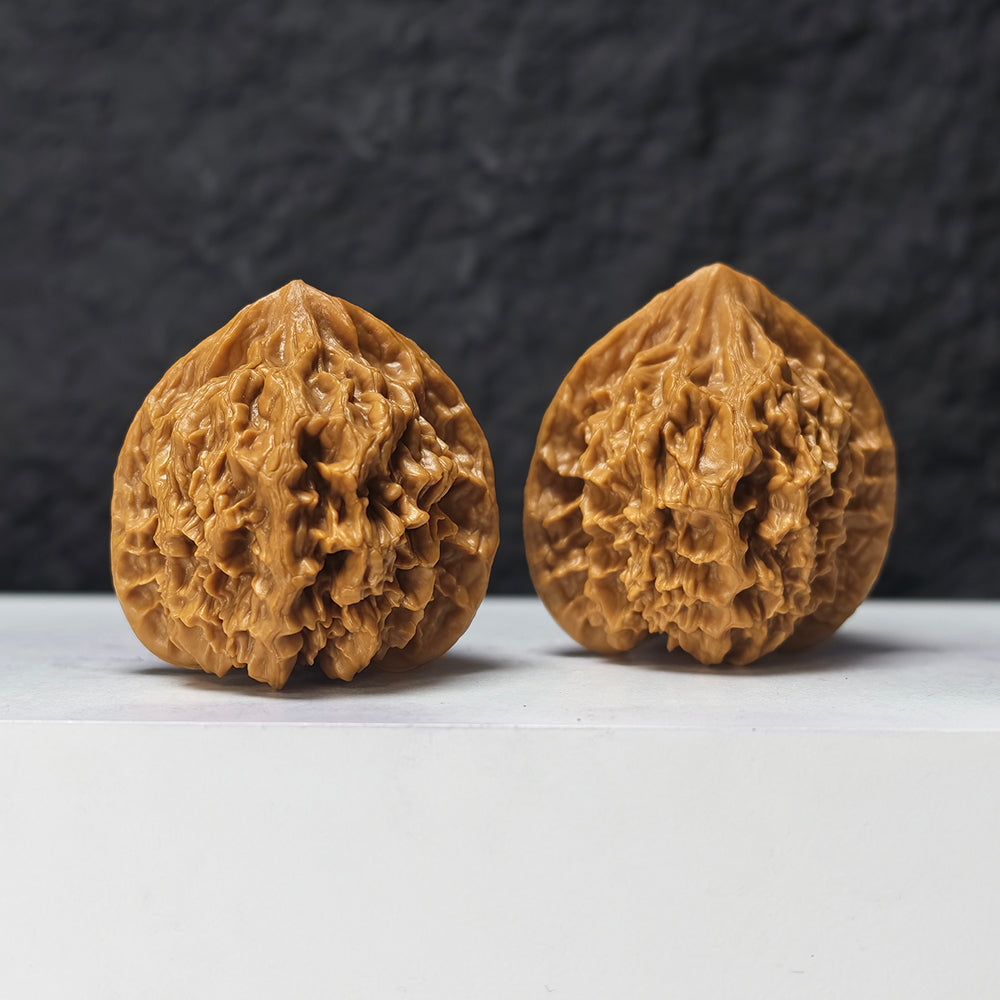 "Dragon Scale Pattern" Long Lin Wen SZ-SS-025919 Masterpiece Wenwan Walnuts Pair | 42.0mm x 42.0mm | SZ-SS-025919