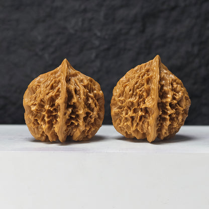 "Dragon Scale Pattern" Long Lin Wen SZ-SS-025919 Masterpiece Wenwan Walnuts Pair | 42.0mm x 42.0mm | SZ-SS-025919