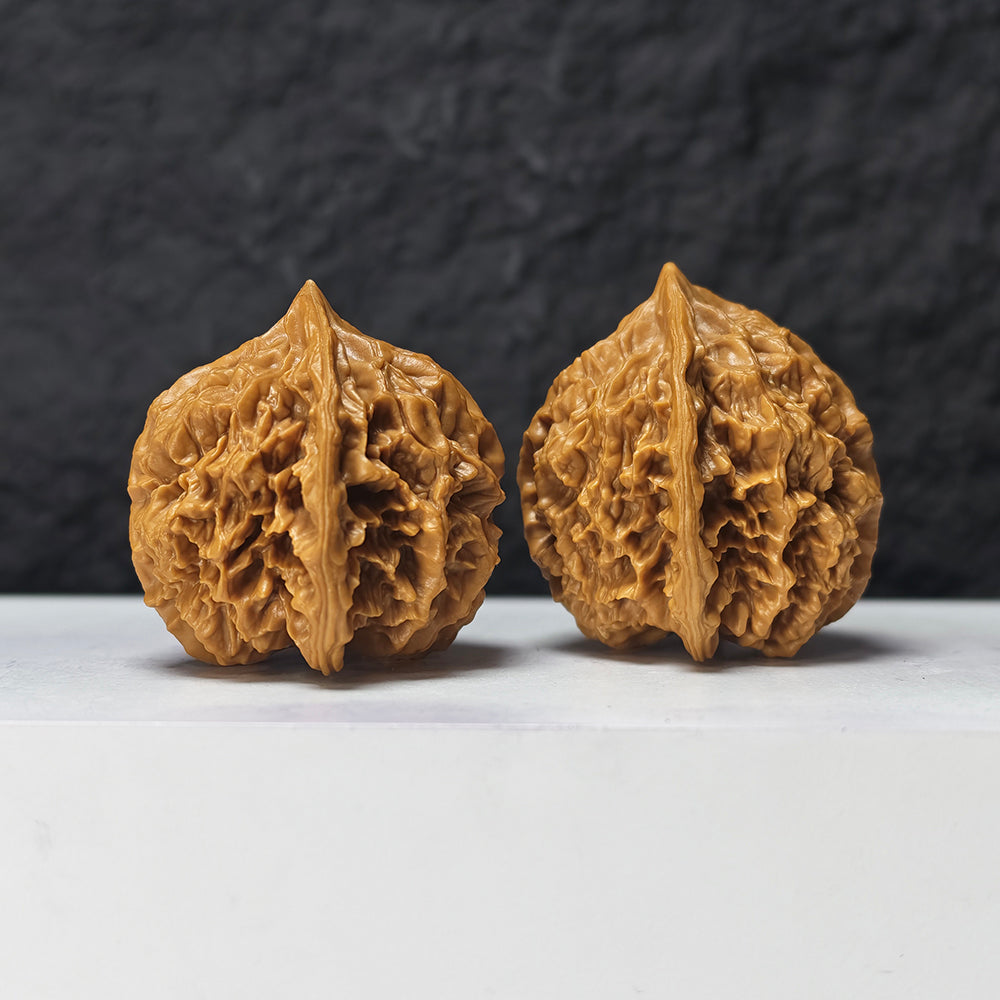 "Dragon Scale Pattern" Long Lin Wen SZ-SS-025919 Masterpiece Wenwan Walnuts Pair | 42.0mm x 42.0mm | SZ-SS-025919