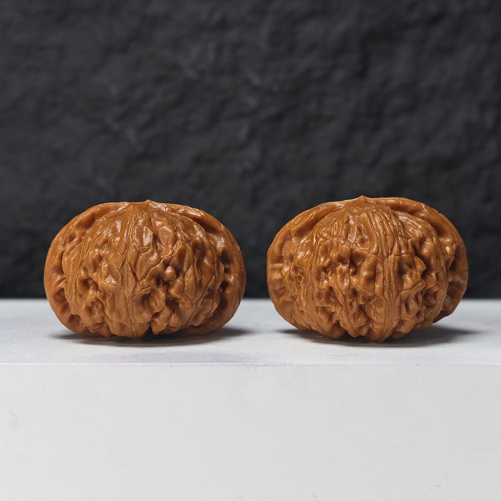 "Palace Lantern" Gong Deng GM-SS-005883 Masterpiece Wenwan Walnuts Pair | 44.0mm x 40.0mm | GM-SS-005883