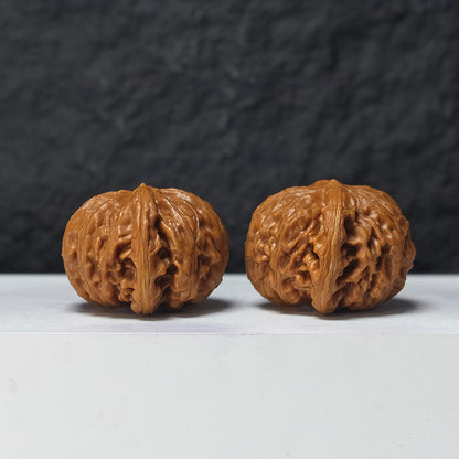 "Palace Lantern" Gong Deng GM-SS-005883 Masterpiece Wenwan Walnuts Pair | 44.0mm x 40.0mm | GM-SS-005883
