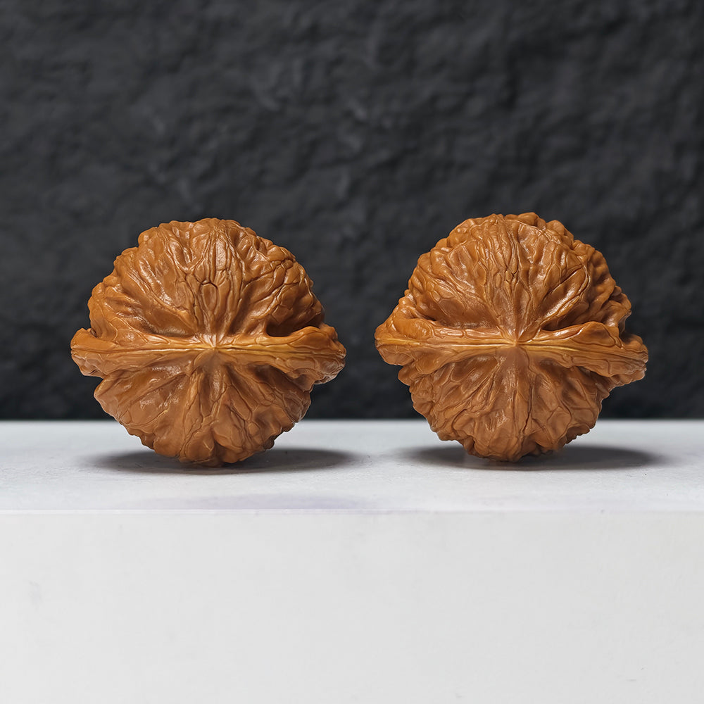 "Palace Lantern" Gong Deng GM-SS-005883 Masterpiece Wenwan Walnuts Pair | 44.0mm x 40.0mm | GM-SS-005883