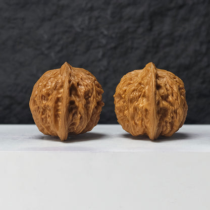 "Gentleman's Hat" Gong Zi Mao GZM-SSS-001886 Masterpiece Wenwan Walnuts Pair | 44.0mm x 40.0mm | GZM-SSS-001886