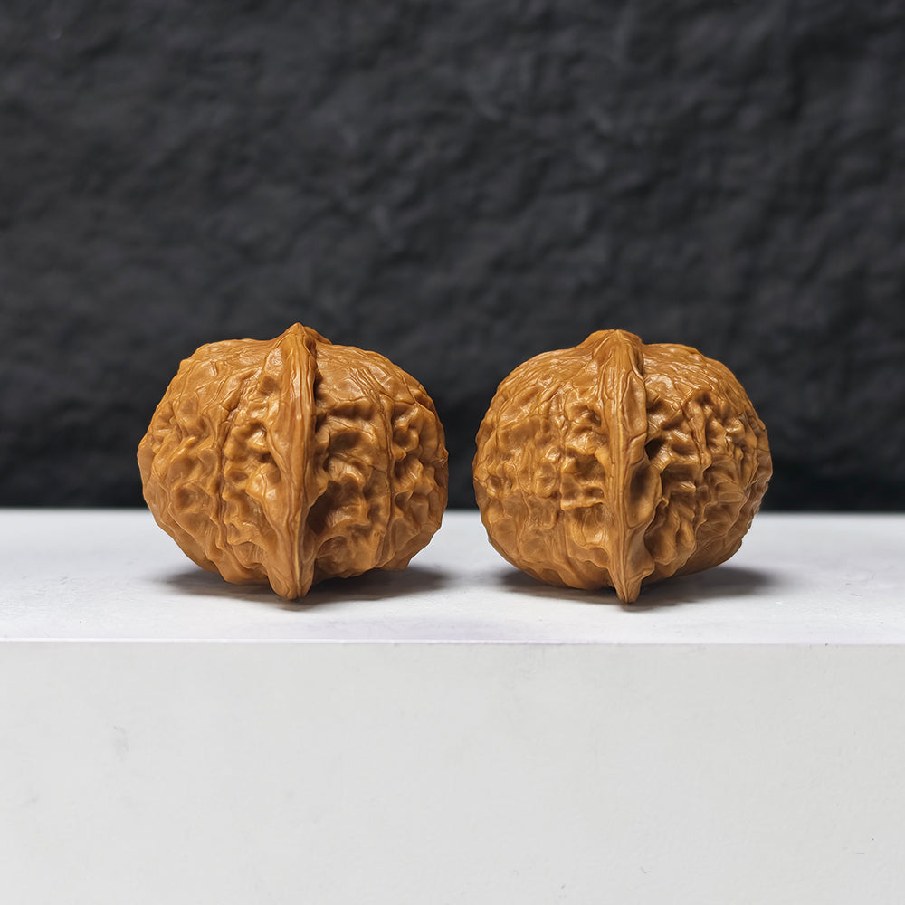 "Porcelain Doll" Ci Wa Wa GM-SSS-010903 Masterpiece Wenwan Walnuts Pair | 43.0mm x 38.0mm | GM-SSS-010903