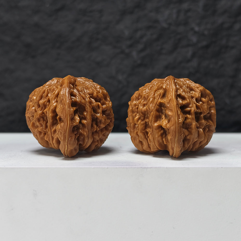 "Si Zuo Lou" Si Zuo Lou SZL-SS-002898 Masterpiece Wenwan Walnuts Pair | 45.0mm x 41.0mm | SZL-SS-002898