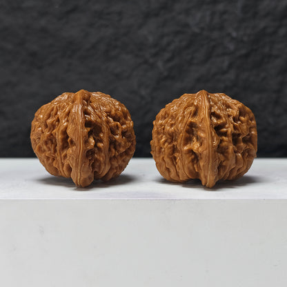 "Si Zuo Lou" Si Zuo Lou SZL-SS-002898 Masterpiece Wenwan Walnuts Pair | 45.0mm x 41.0mm | SZL-SS-002898