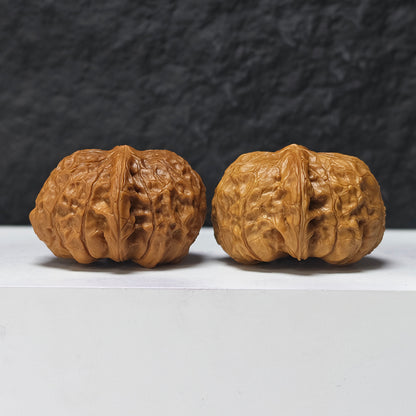 "Pumpkin Dun" Nan Gua Dun SZ-SSS-013889 Masterpiece Wenwan Walnuts Pair | 43.0mm x 48.0mm | SZ-SSS-013889