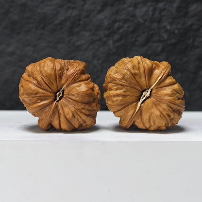 "Pumpkin Dun" Nan Gua Dun SZ-SSS-013889 Masterpiece Wenwan Walnuts Pair | 43.0mm x 48.0mm | SZ-SSS-013889