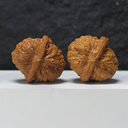 "Pumpkin Dun" Nan Gua Dun SZ-SSS-013889 Masterpiece Wenwan Walnuts Pair | 43.0mm x 48.0mm | SZ-SSS-013889