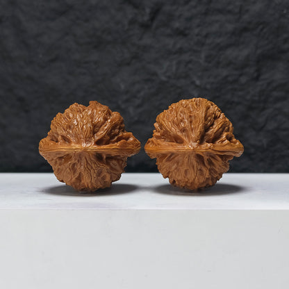"Peach Heart Palace Lantern" Tao Xin Gong Deng GM-SS-007895 Masterpiece Wenwan Walnuts Pair | 43.0mm x 40.0mm | GM-SS-007895