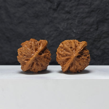 "Peach Heart Palace Lantern" Tao Xin Gong Deng GM-SS-007895 Masterpiece Wenwan Walnuts Pair | 43.0mm x 40.0mm | GM-SS-007895