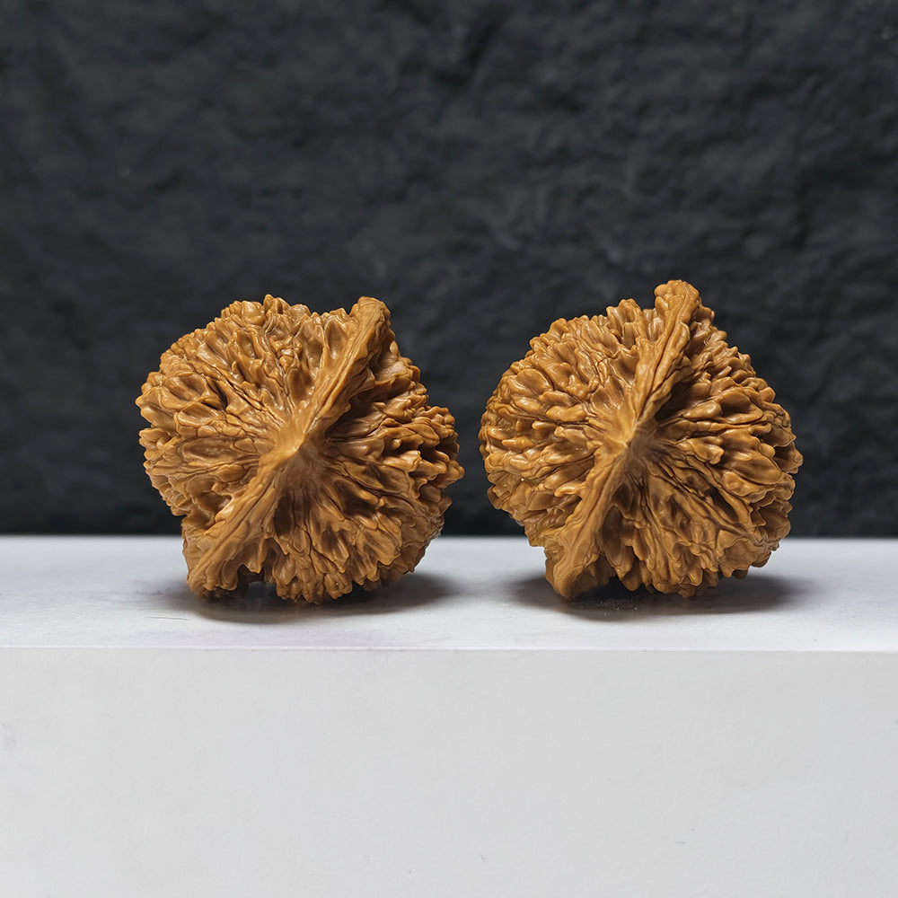 "Jade Qilin" Yu Qi Lin SZ-SSS-015893 Masterpiece Wenwan Walnuts Pair | 47.0mm x 44.0mm | SZ-SSS-015893