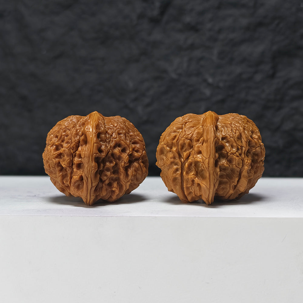 "Millstone" Mo Pan MP-A-010882 Entry Select Wenwan Walnuts Pair | 40.0mm x 42.0mm | MP-A-010882