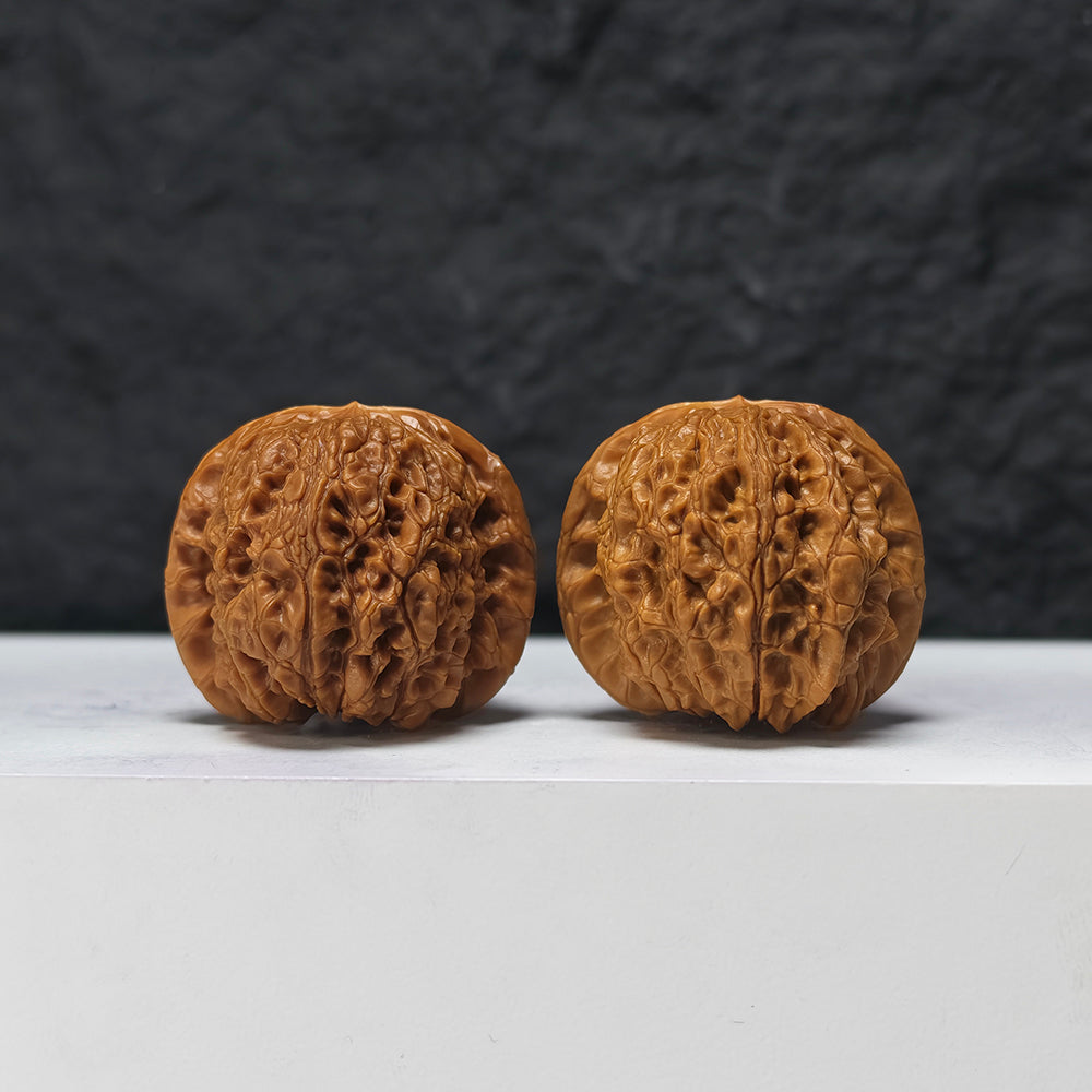 "Millstone" Mo Pan MP-A-010882 Entry Select Wenwan Walnuts Pair | 40.0mm x 42.0mm | MP-A-010882