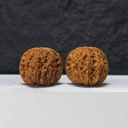 "Millstone" Mo Pan MP-A-010882 Entry Select Wenwan Walnuts Pair | 40.0mm x 42.0mm | MP-A-010882
