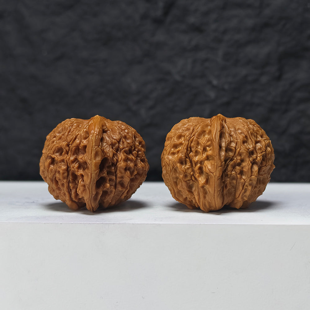 "Millstone" Mo Pan MP-A-010882 Entry Select Wenwan Walnuts Pair | 40.0mm x 42.0mm | MP-A-010882