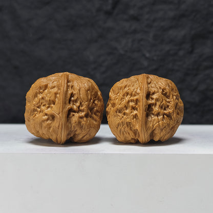 "Red Square Seal" Hong Fang Yin SZ-SSS-014892 Masterpiece Wenwan Walnuts Pair | 39.0mm x 42.0mm | SZ-SSS-014892