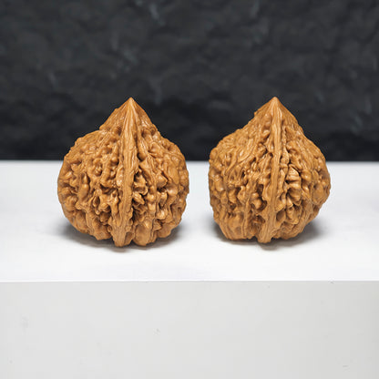 "Seated Buddha" Zuo Fo YX-E-179923 Collector Wenwan Walnuts Pair | 34.0mm x 35.0mm | YX-E-179923