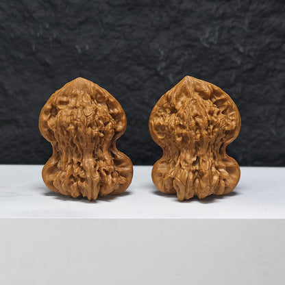 "Kirin Scale Gourd of Fortune" Qi Lin Wen Hu Lu Fu Lu YX-E-186934 Collector Wenwan Walnuts Pair | 40.0mm x 36.0mm | YX-E-186934
