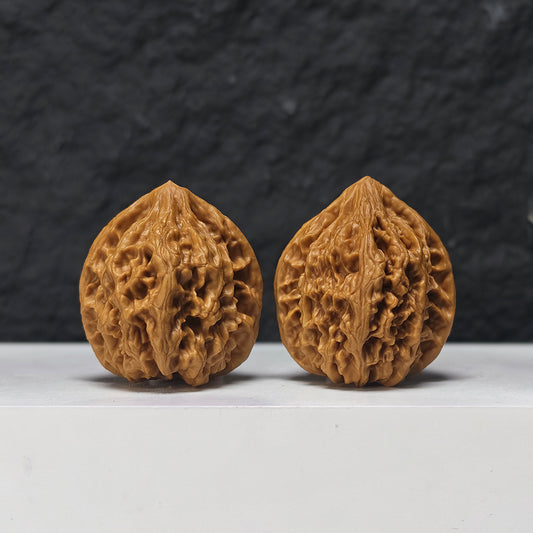The "Crimson Heart" (Beijing Chicken Heart) S-Grade 1:1 Sharp Pair | 38.0mm x 38.0mm | JX-S-001006