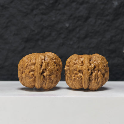 "Rolling Donkey" Lv Da Gun Collector Wenwan Walnuts Pair | 36.0mm x 40.0mm | LDG-S-001950