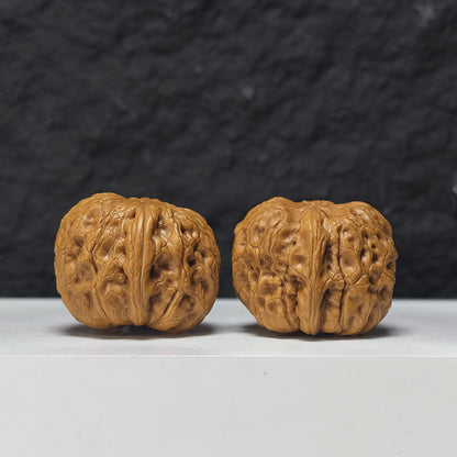 "Rolling Donkey" Lv Da Gun Collector Wenwan Walnuts Pair | 36.0mm x 40.0mm | LDG-S-001950