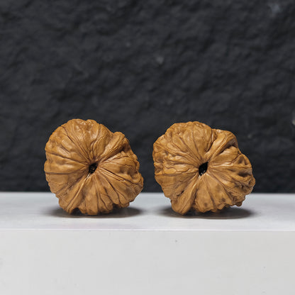 "Rolling Donkey" Lv Da Gun Collector Wenwan Walnuts Pair | 36.0mm x 40.0mm | LDG-S-001950