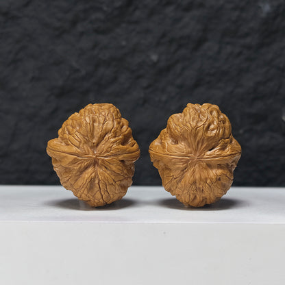 "Rolling Donkey" Lv Da Gun Collector Wenwan Walnuts Pair | 36.0mm x 40.0mm | LDG-S-001950