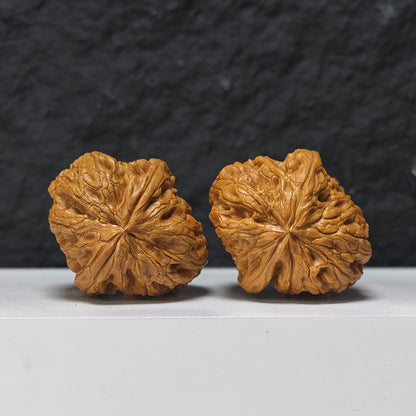 "Rolling Donkey" Lv Da Gun Collector Wenwan Walnuts Pair | 43.0mm x 48.0mm | LDG-SS-005954
