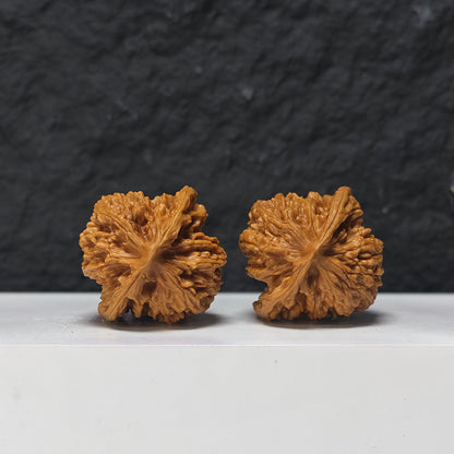 "Peach Heart Xia Yun Ling" Peach Heart Xia Yun Ling Collector Wenwan Walnuts Pair | 40.0mm x 40.0mm | SZ-S-039946