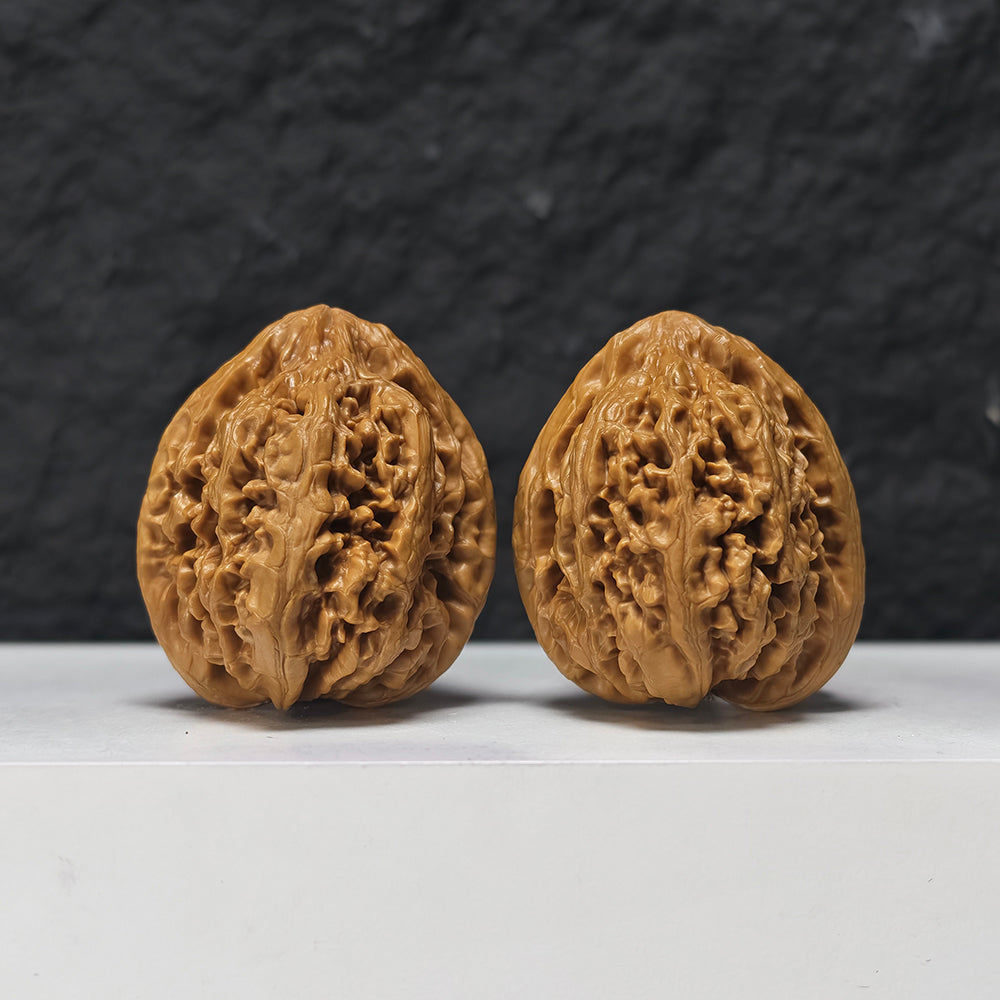 "Imperial Vessel" He Zun Collector Wenwan Walnuts Pair | 41.0mm x 43.0mm | SZ-SS-029979