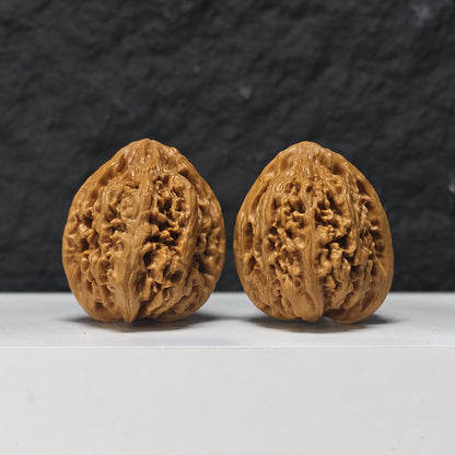 "Imperial Vessel" He Zun Collector Wenwan Walnuts Pair | 41.0mm x 43.0mm | SZ-SS-029979