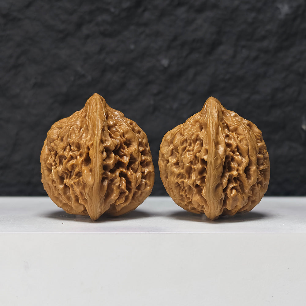 "Imperial Vessel" He Zun Collector Wenwan Walnuts Pair | 41.0mm x 43.0mm | SZ-SS-029979