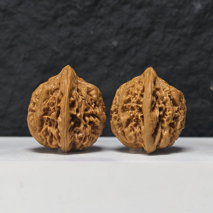 "Imperial Vessel" He Zun Collector Wenwan Walnuts Pair | 41.0mm x 43.0mm | SZ-SS-029979