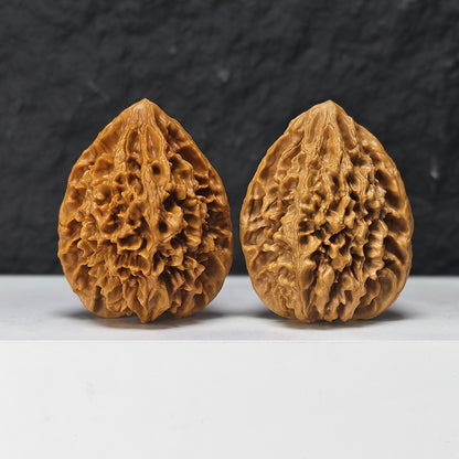 "Nine-Tier Demon Pagoda" Jiu Ceng Yao Ta Collector Wenwan Walnuts Pair | 42.0mm x 42.0mm | JX-SS-005974