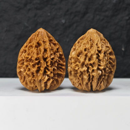 "Nine-Tier Demon Pagoda" Jiu Ceng Yao Ta Collector Wenwan Walnuts Pair | 42.0mm x 42.0mm | JX-SS-005974