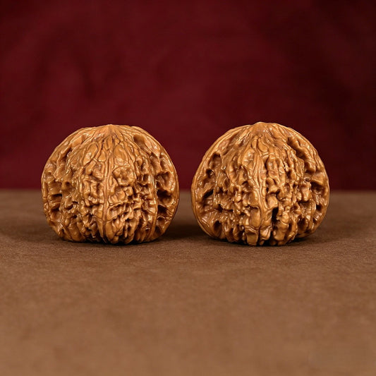 The "Stone Core" (Nanjiang Stone) A-Grade 1:1 Symmetrical Pair | 39.0mm (Length) x 38.0mm (Width) | NJS-A-002210