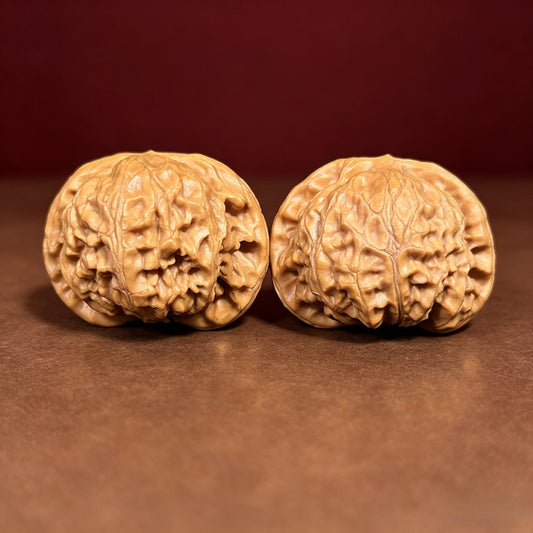 The "Miniature Radiance" (Palace Lantern Hand-Fidget) A-Grade Petite Pair | 36.0mm (Length) x 33.0mm (Width) | SZ-A-025200