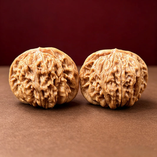 The "Imperial Pavilion" (Si Zuo Lou Classic Lion's Head) A-Grade Balanced Pair | 42.0mm (Length) x 40.0mm (Width) | SZL-A-002168